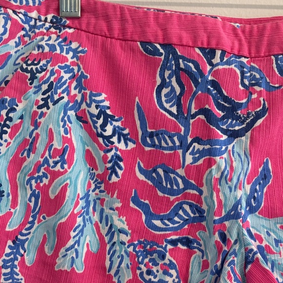 Lilly Pulitzer Adie shorts I Pink Samba print size 6 - Picture 3 of 6